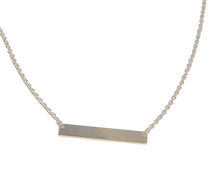 Load image into Gallery viewer, Necklace | Silver Nameplate
