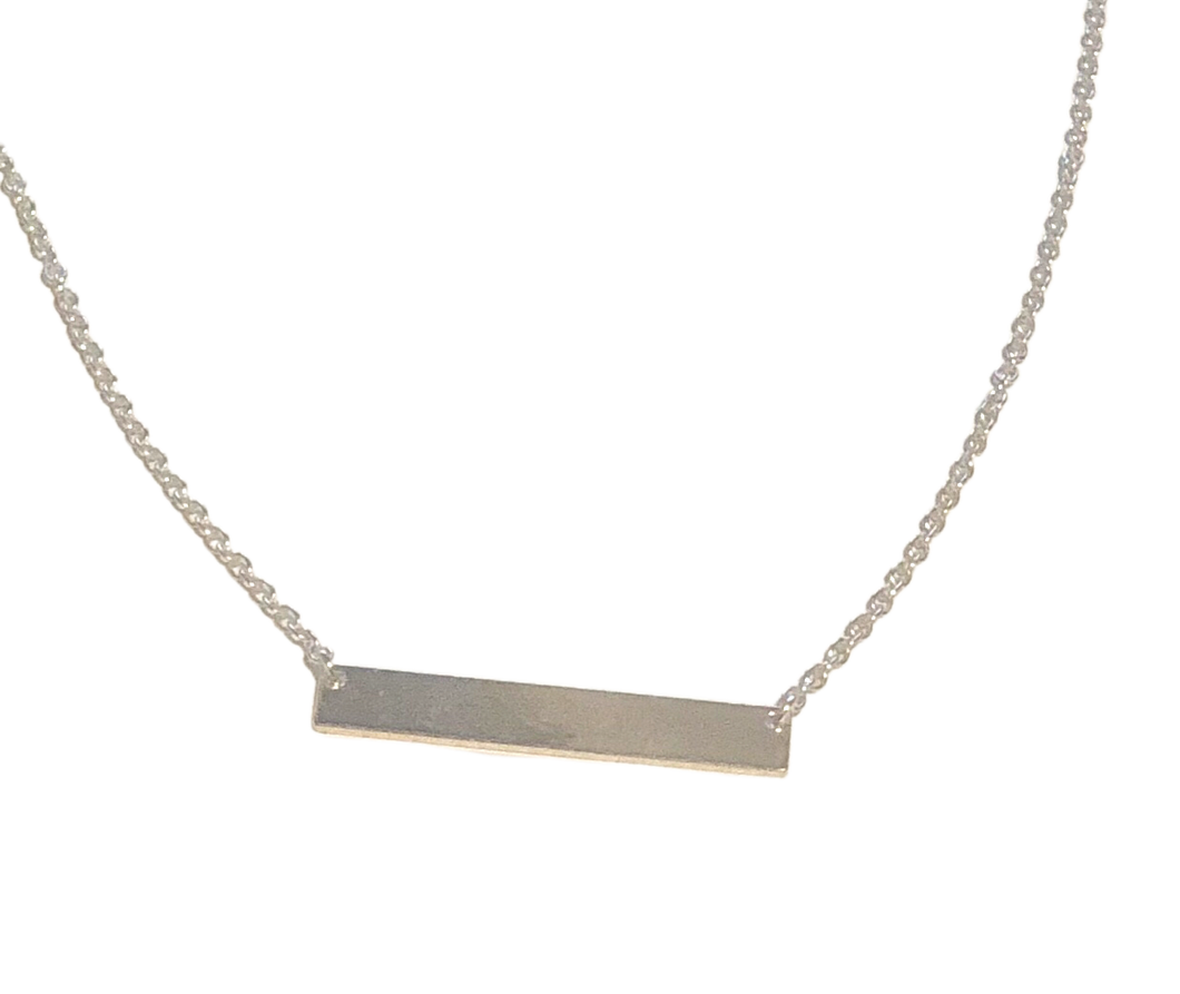 Necklace | Silver Nameplate