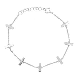 Bracelet | Silver Cross Bar